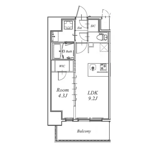 S-RESIDENCE金山epure 間取り