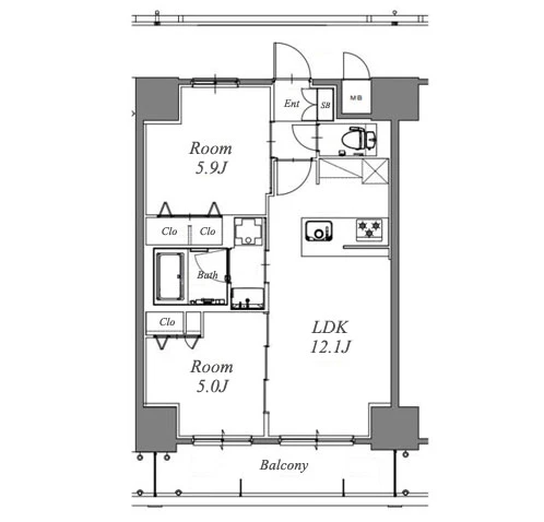 S-RESIDENCE高岳ardent 間取り