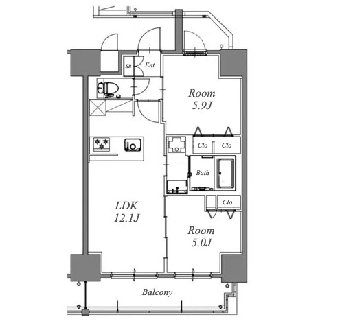 S-RESIDENCE高岳ardent 間取り