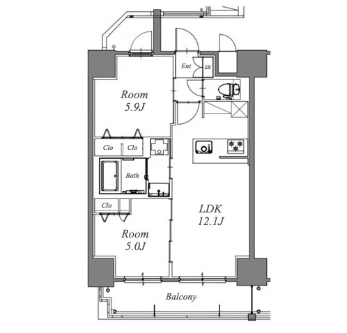 S-RESIDENCE高岳ardent 間取り
