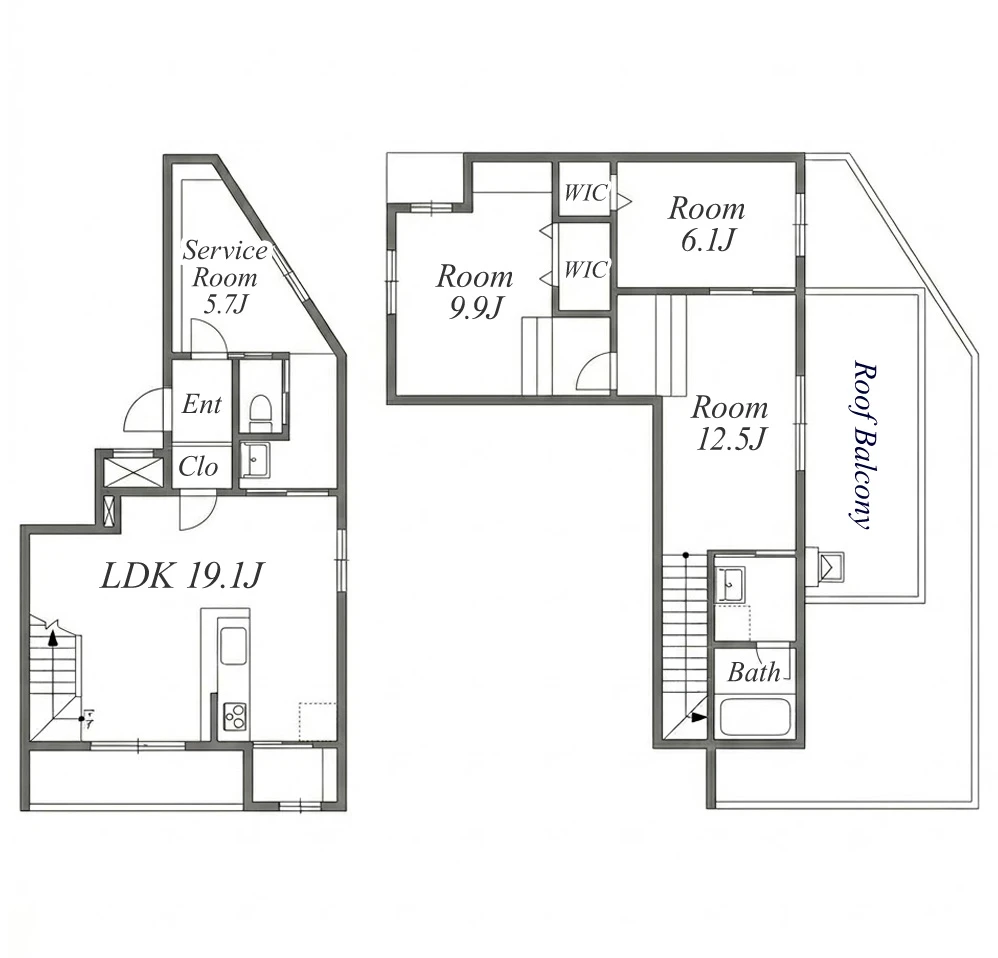 Residence de 池下 間取り