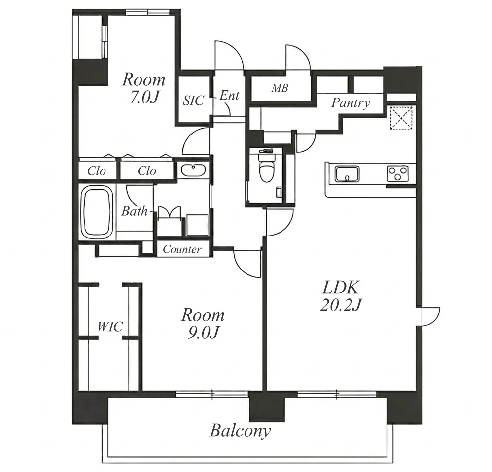 Casa Via 間取り