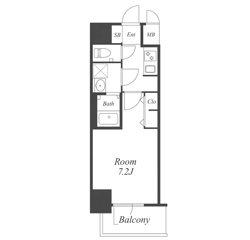S-RESIDENCE名古屋菊井aline 間取り