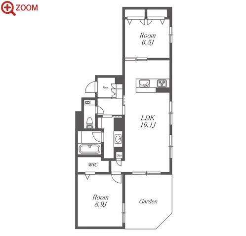 グランゲート滝川 間取り