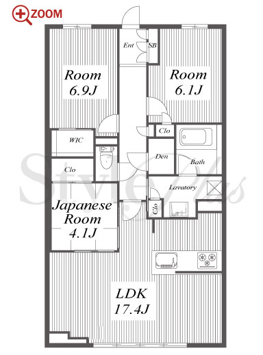 プラウド山手通 間取り