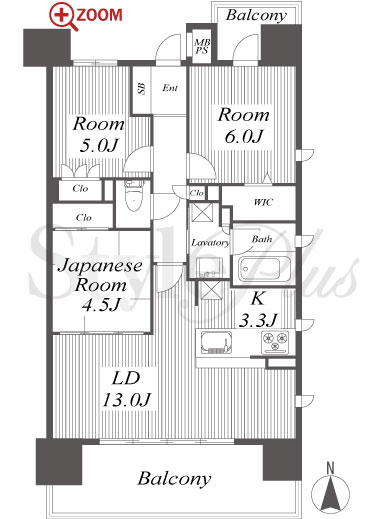 ライオンズ名古屋ステーションアクシス 間取り