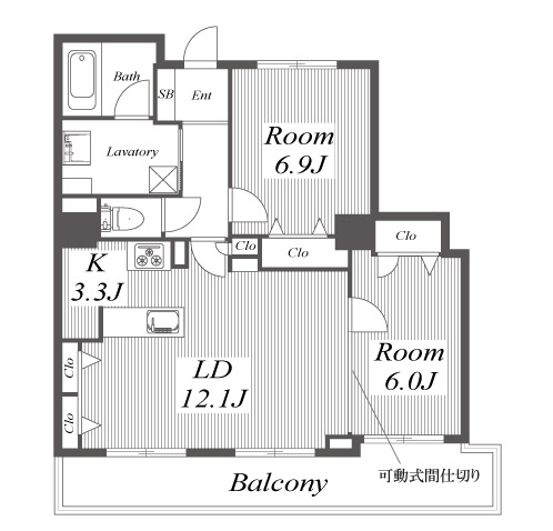 ライオンズタワー葵 間取り